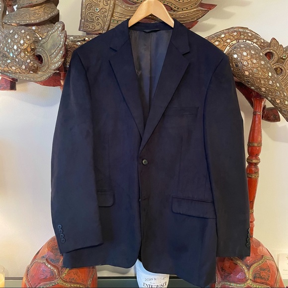 Andrew Fezza Navy Sports Coat - Picture 2 of 7